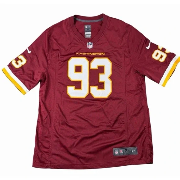 Nike Washington Commanders Jonathan Allen 93 On Field Jersey XL NFL