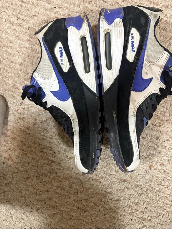 Nike Black, White & Purple Air Max Sneakers