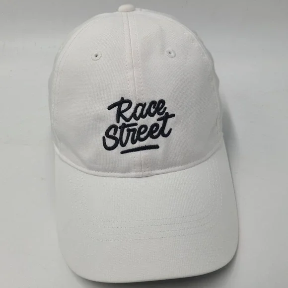Nike Hat Adjustable White Black Race Street Legacy91 Dri-Fit‎ Golf Casual Men