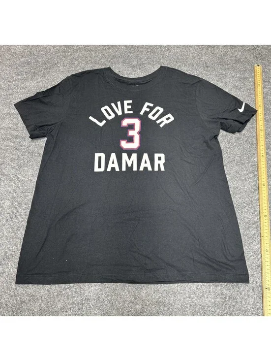 Worn “love For Damar” T-shirt By Rams Taylor Rapp Psa 2n92758  Nike XL