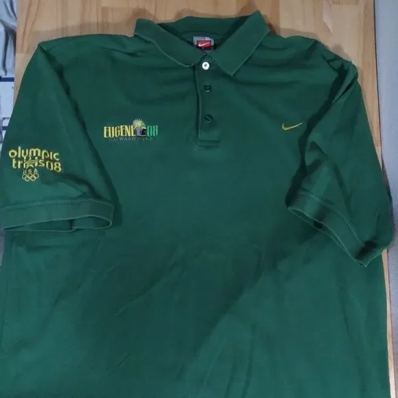 Nike Olympic Trials 2008 Hayward Field Eugene, Oregon Polo Shirt, Size X-Large -
