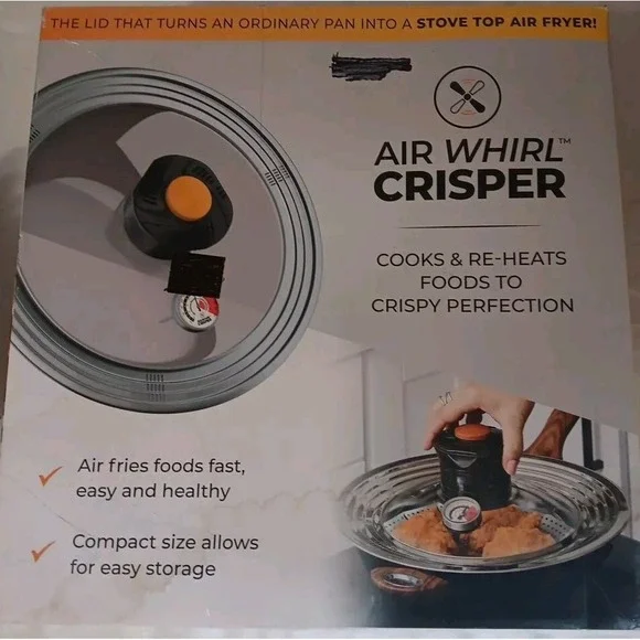 Air Whirl Crisper Air Fryer Lid Tray AWL01103 Cook Reheat Turbo Fan‎ READ