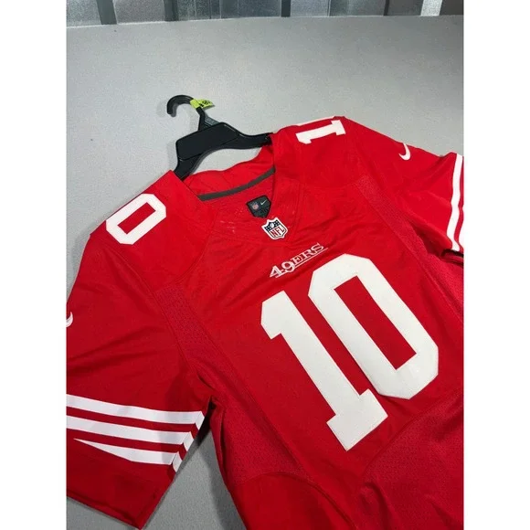 Nike San Francisco 49ers Jimmy Garoppolo 10 On-Field Jersey Mens Medium Red NEW