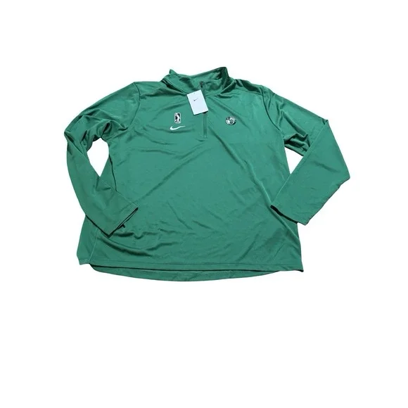 Nike G League Maine Celtics 1/4 Zip Light Pullover - New - Green - XXL - $70