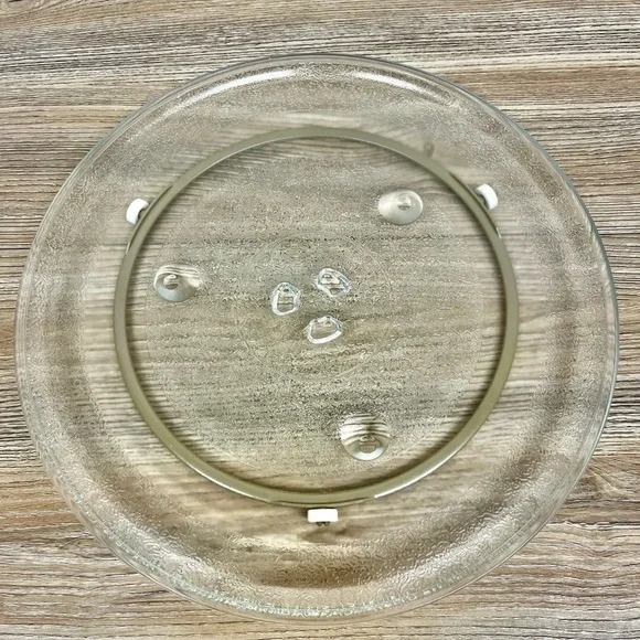 12.5-inch Glass Turntable Tray w/Turntable Ring from GE Microwave