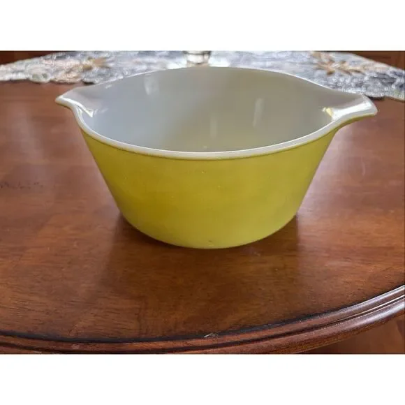 Vintage Pyrex Olive Green Casserole Dish