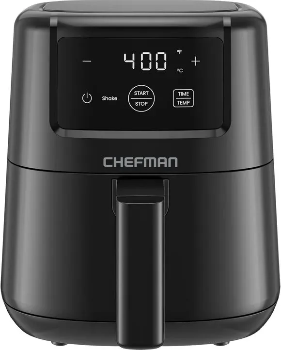 CHEFMAN 2 Qt Mini Air Fryer – Digital Space-Saving Compact Nonstick Basket
