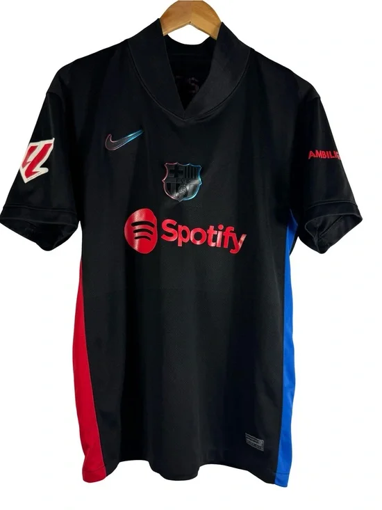 Authentic Nike FN8792 Lamine Yamal Barcelona 2024/25 Soccer Jersey Mens M Spain