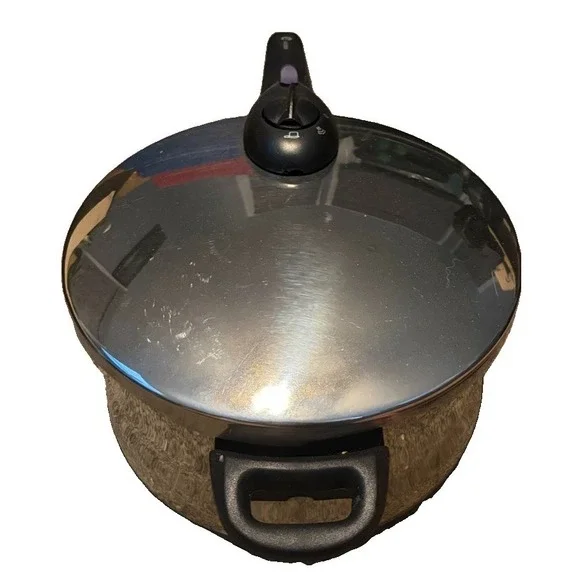 Fagor Stainless Steel Pressure Cooker 18/10 Plaksteel Vitro Induction 15 PSI