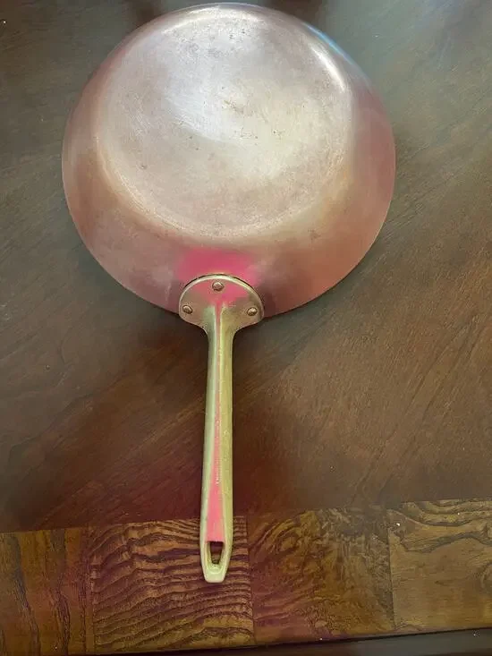 Paul Revere Vintage Ware 1776/1976 Copper Brass10 1/2”Skillet Frying Pan