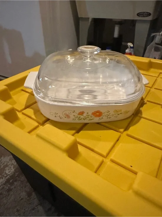 Corning Ware Wildflower Casserole Dish Set of 3 - Vintage