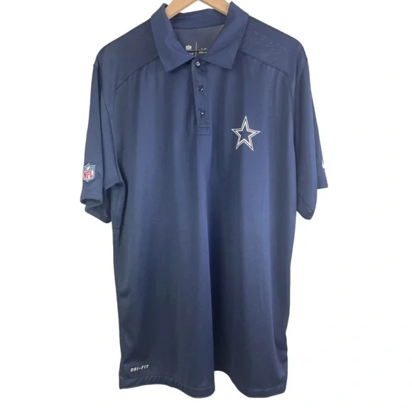 Nike Dri-Fit NFL Dallas Cowboys Football Men’s Polo Shirt