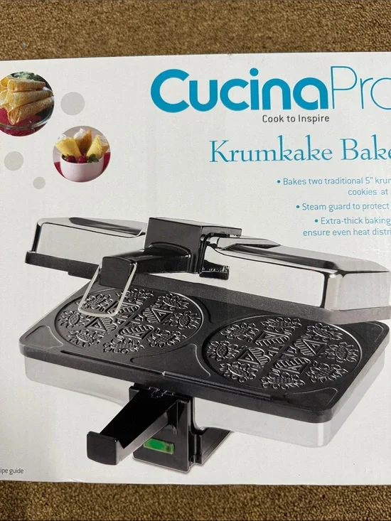 Black Krumkake Baker