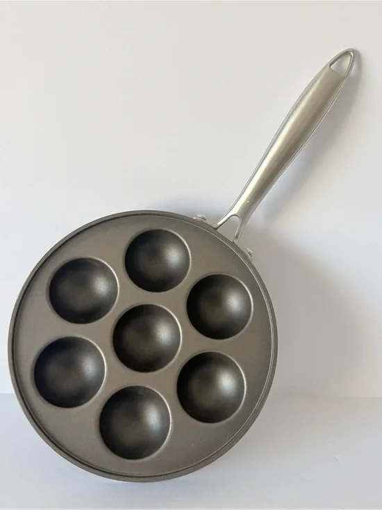 Nordic Ware Vintage Danish Ebelskiver Apple Pancake Ball Pan 9” USA Nonstick New