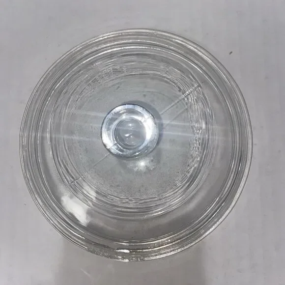 PYREX P81C Round Glass Casserole Lid Clear Oven-Safe Replacement 6”