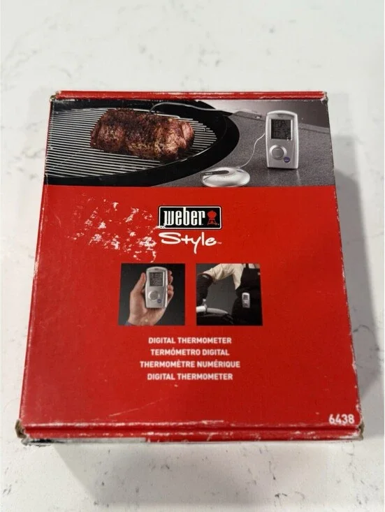 Weber Style Digital Thermometer 6438 Barbecue Beeper