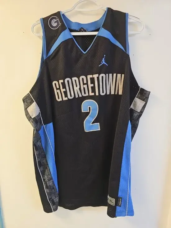 Jordan Nike Team Sports Georgetown Hoyas #2 Basketball Jersey Sz 2XL