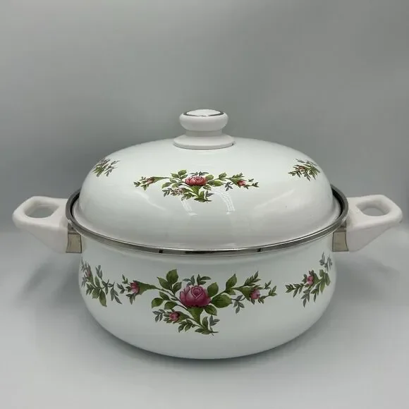 Johann Haviland Floral Ceramic Cookware‎ Pot