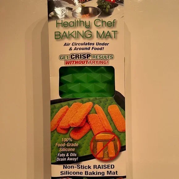 As Seen on tv - Baking‎ Mat - Non-stick Silicone Making Mat -Healthy Chef- Green