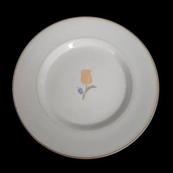 Dansk Tivoli La Tulipe Salad Plates Set of 2 Japan Floral Stoneware