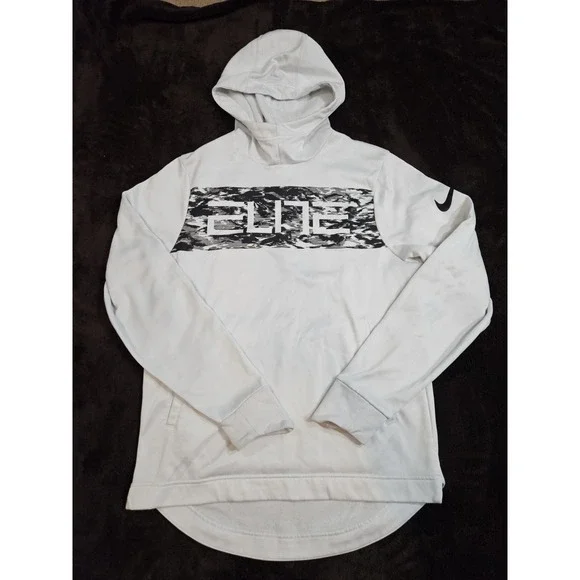 Nike Dri-Fit Elite Men's Hoodie Size Small White