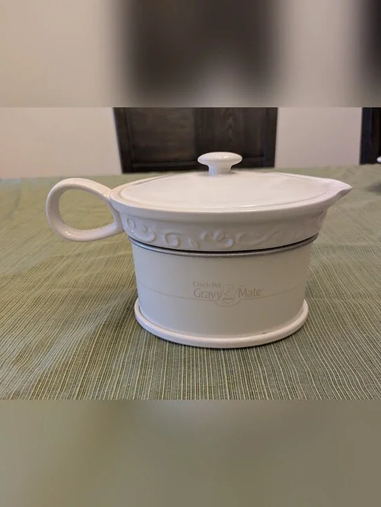 Crock-Pot Gravy Mate - White - Electric Gravy Boat/Warmer