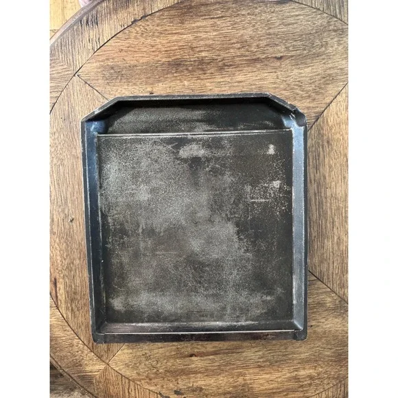 Vintage General Electric Griddle Stovetop Pan Rectangular Heat Ring Marked 2