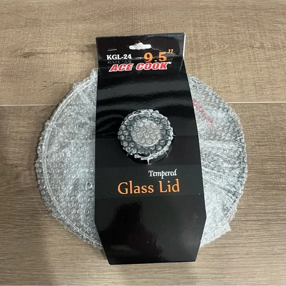 9.5” Ace Cook‎ Tempered Glass Lid for Pan Replacement Cover KGL 24 NEW