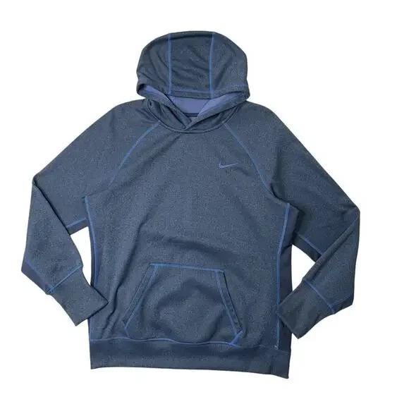 Nike Hoodie Mens XL Extra Large Chalkboard Therma Fit Fleece Lined Sweatshirt