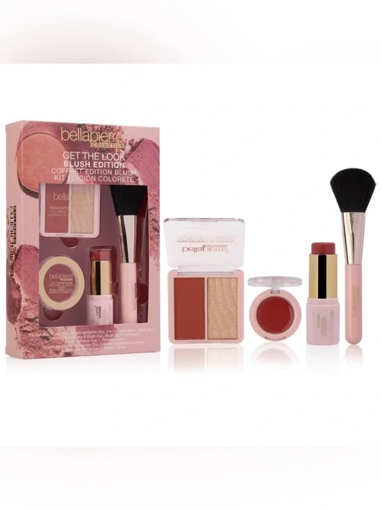Bellapierre Get the Look Blush Edition Kit | 4-Piece Makeup Blush Set  | New