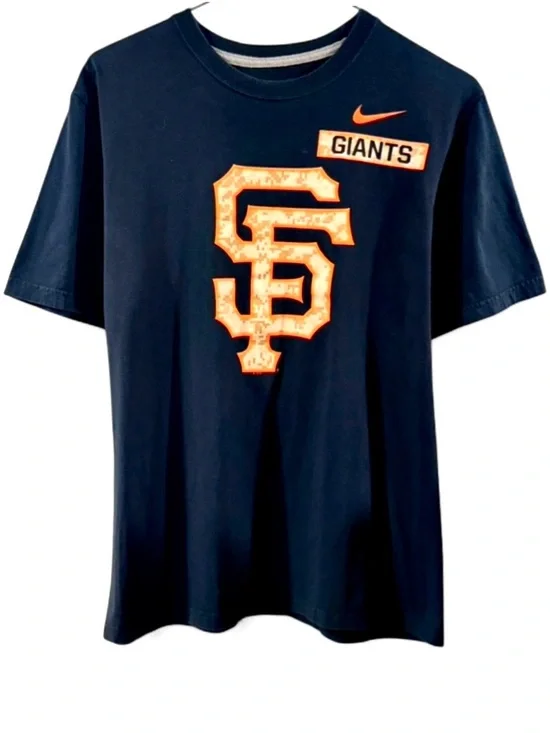 Nike MLB San Francisco Giants Military Camo Design T-Shirt Size Men’s Large