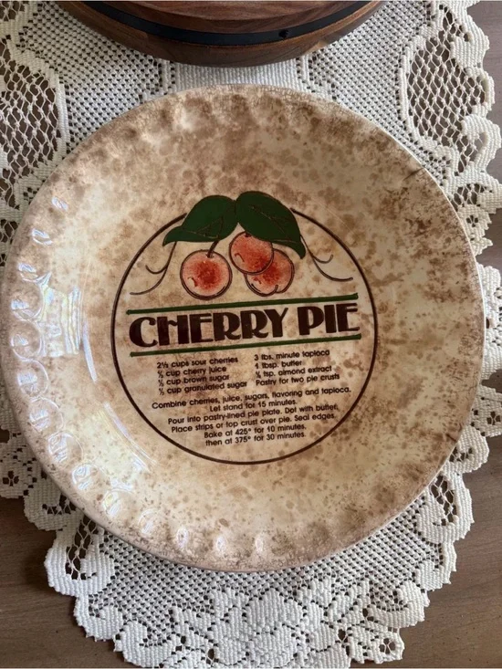 Cherry Pie Decorative Pie Plate