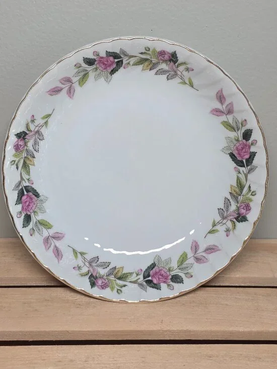 Creative Fine China Japan Pink Floral Bowls 7.5