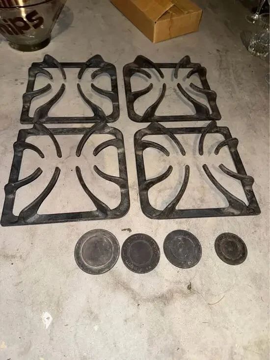 Frigidaire,Kenmore Rang Grats Replacement Part # 316202405 Cast Iron Rack 4 Pcs
