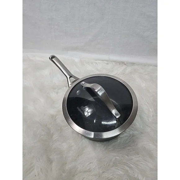 Calphalon Aluminum 1 1/2 Qt Anodized‎ Saucepan 8701-2 Glass Lid