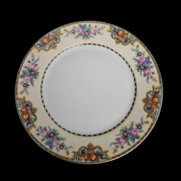 KPM Beverly Floral Fruit Basket Rim 9