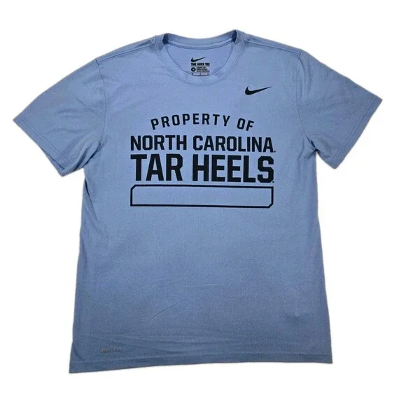 Mens Nike Dri-FIT North Carolina Tar Heels Property Of T Shirt Blue Medium NCAA