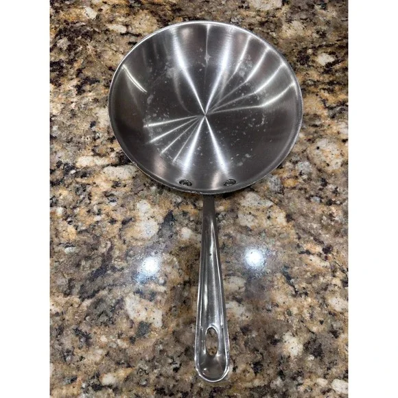 All-Clad 8.5 Inch Stainless Steel Fry Pan Skillet Tri-Ply Bonded Cookware Silver