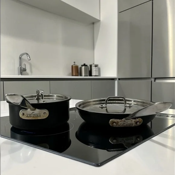 All-Clad Induction-Ready Nonstick Set - 2qt Saucepan & 10
