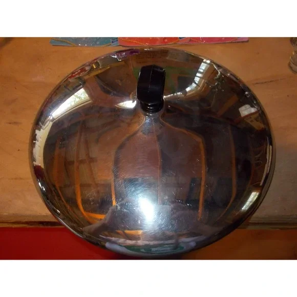 Vintage Farberware 8 Inch Skillet Pot Lid Stainless Steel