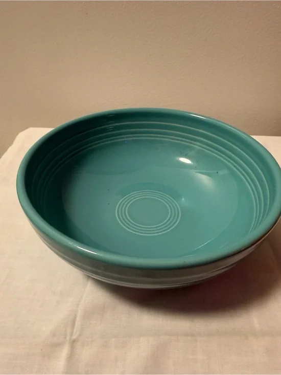 Fiestaware Turquoise Ceramic Mixing Bowl