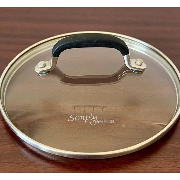 Simply Caphalon Cookware Black Lid Replacement 6 1/2‎ in