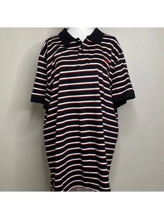 Nike mens striped cotton comfy golf shirt