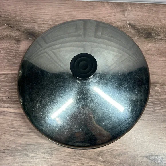 Revere Ware High Dome Lid 10.5 Inch Silver Stainless Steel Vintage Replacement