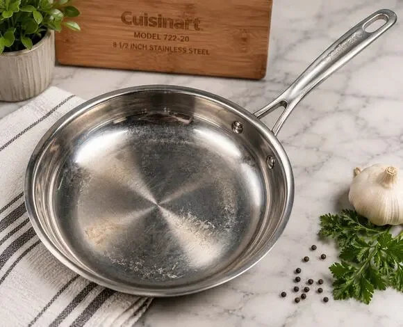 Cuisinart 722-20 Stainless Steel Frying Pan Skillet 8.5” Model 722-20
