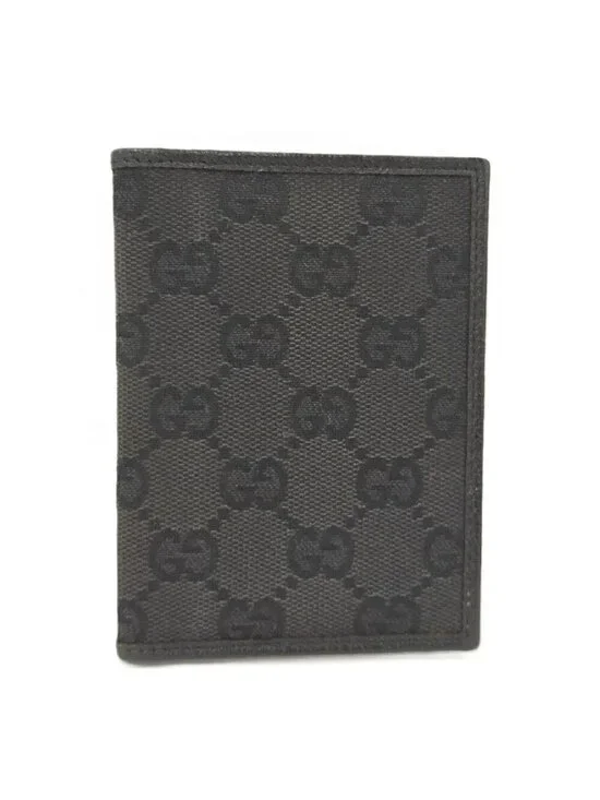 Gucci GG Canvas Card Case Black