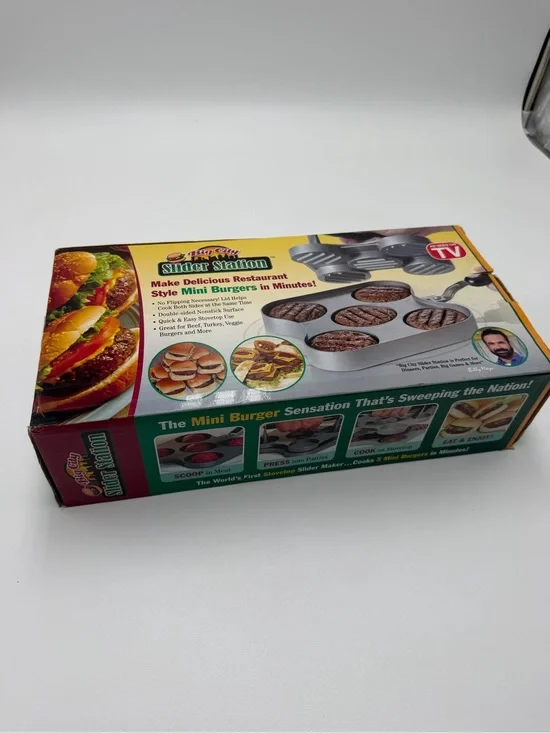 Big City Slider Station Slider Station Mini Burger As seen On TV Kitchen Cooking