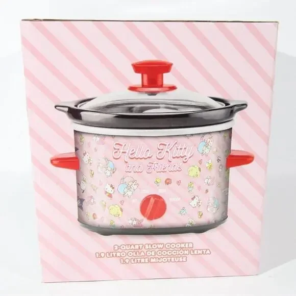 Hello Kitty and Friends Pink Hearts Slow Cooker