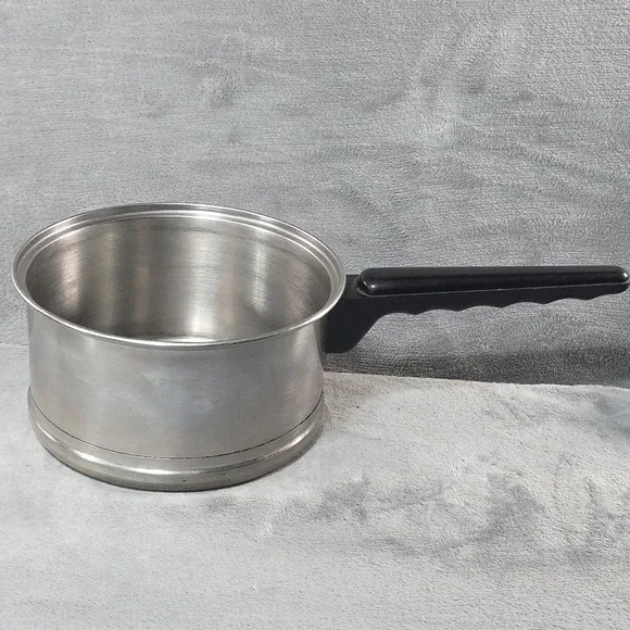 Vintage Lifetime‎ Stainless Steel 18-8 Long Handle 7 Inch Pan No Lid