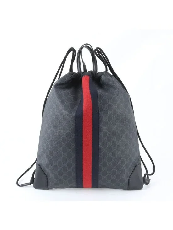 Gucci GG Supreme Sherry Line Backpack Nap Sac